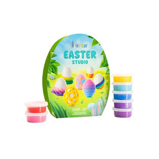 Hey Clay Παιδικός Πηλός Σετ Πολύχρωμος Easter Studio - 440083