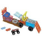 Hot Wheels Σετ παιχνιδιού Χρωμοκεραυνών Monster Trucks Πυροσβεστικό - HPN73