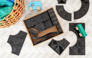 Connetix Magnetic Tiles Roads Creative Pack 48 Pieces - CT-O-00048-CR