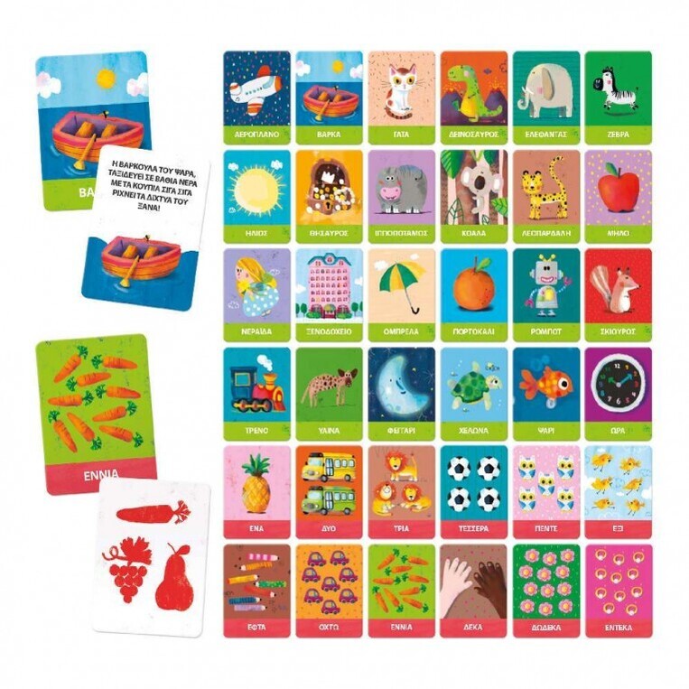 Headu Ανακαλύπτω Εκπαιδευτικές Κάρτες Μοντεσσόρι - EL55829