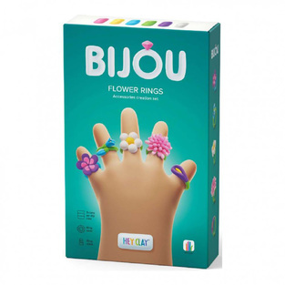 Hey Clay Bijou Flower Rings 3 Cans - 440065
