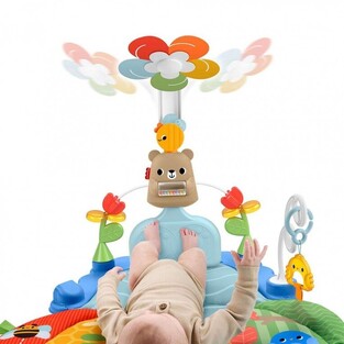 Fisher Price Γυμναστήριο Με Περιστρεφόμενο Λουλούδι 3 Σε 1 - HYR60
