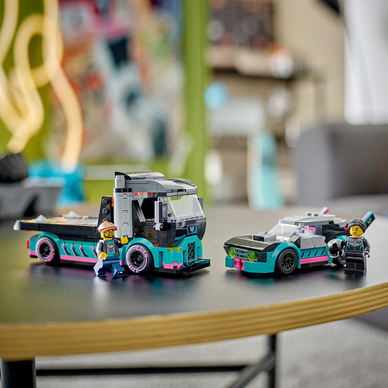 Lego City Race Car & Car Carrier Truck - 60406