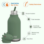 Asobu Μπουκάλι Θερμός Bestie 460ml Dinosaur - GRAF05490