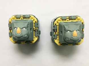 Battle Cubes Χελωνονιντζάκια Donatello Vs Rocksteady - BATC700NT-DR