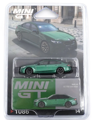Mini GT 1:64 BMW M5 Isle of Man Green Metallic - MGT01086BL