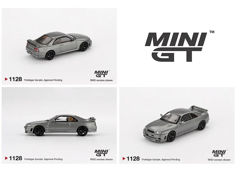 Mini GT 1:64 Nissan Skyline GT-R Nismo BCNR33 CRS - MGT01128-BL