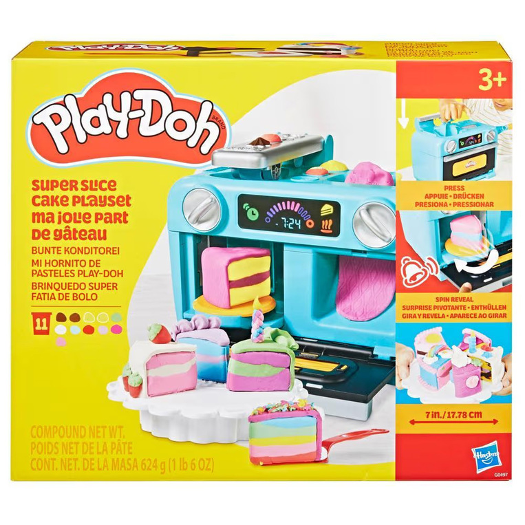 Play-doh Super Slice Cake Playset - G0497