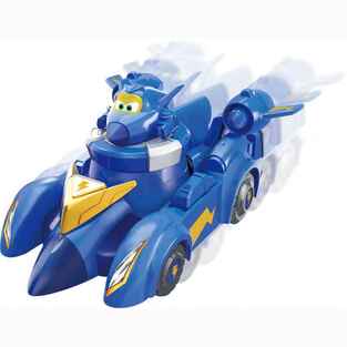 Super Wings Super Pet Free Wheel Vehicle Spinning Jerome And Vehicle - 770330