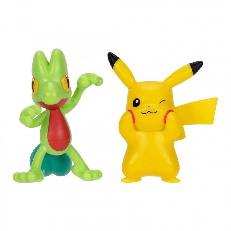 Pokemon 2 Φιγούρες Μάχης 5εκ. First Partner Pikachu & Treecko - PKW3593