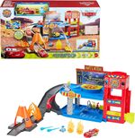 Cars Playset With Lightning McQueen & Guido - JMT59