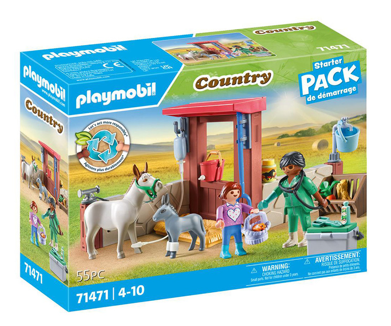 Playmobil Country Starter Pack Φροντίζοντας τα Γαϊδουράκια - 71471