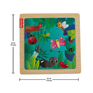 Fisher Price Μίνι Ξύλινο Παζλ Jungle - HXV19