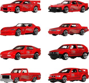 HW Αυτοκινητάκια Mattel 80th Anniversary σετ των 8 - JGK09