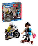 Playmobil City Action Αστυνομική Καταδίωξη Με Μοτοσικλέτα - 72079