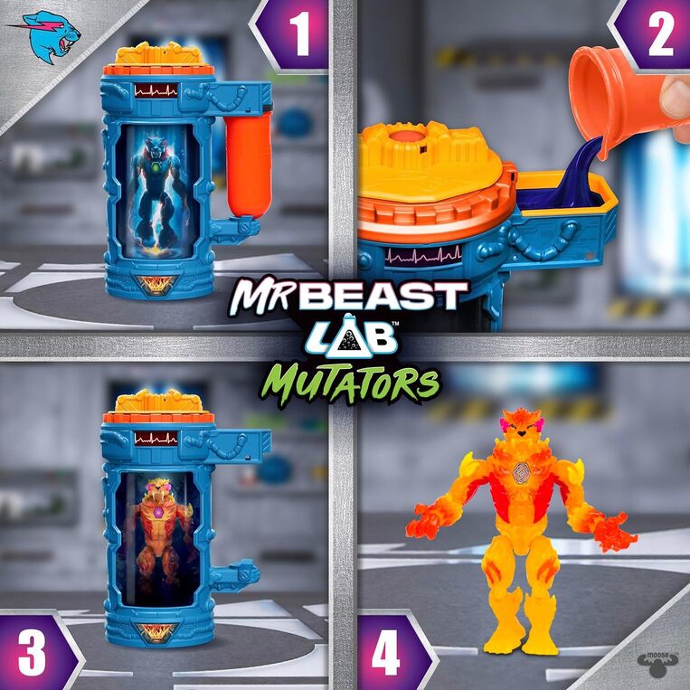 Mr. Beast Lab Swarms Action Figure Fire Panther 26 cm - MOTO25009