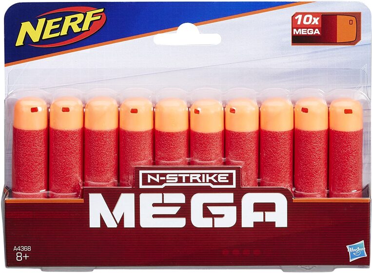 Nerf N-Strike Elite Mega 10Pack Refill - Ανταλλακτικά Βέλη - A4368