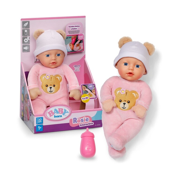 Baby Born Διαδραστική Κούκλα Με Ήχους 30cm - Baby Born Διαδραστική Κούκλα Με Ήχους 30cm