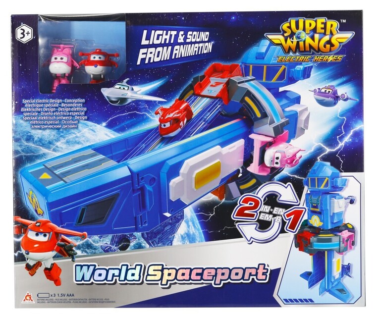 Super Wings Electric Heroes World Spaceport - 780810