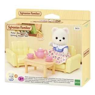 Sylvanian Families Polar Bear Girl's Sitting Room Set - SF5831