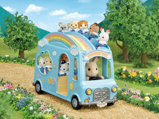 Sylvanian Families Χαρούμενο Σχολικό Λεωφορείο - SF5317
