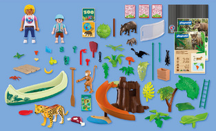 Playmobil Animals And Friends Διασκεδάζοντας Στο Ζωολογικό Πάρκο - 72071