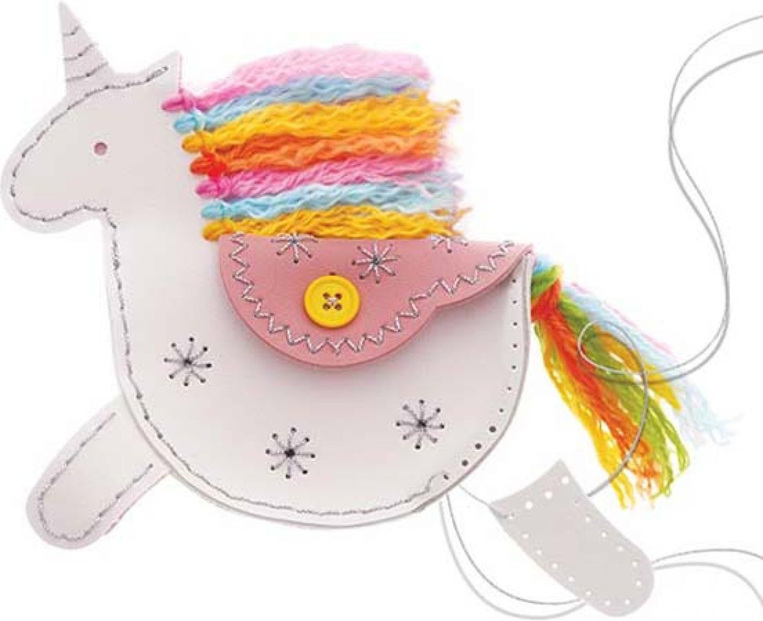 4M Κεντήματα Κατασκευή Χειροποίητο Πορτοφόλι Μονόκερος - 4M4758