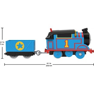 Thomas & Friends Μηχανοκίνητο Τρένο με Βαγόνι Thomas - HHD44