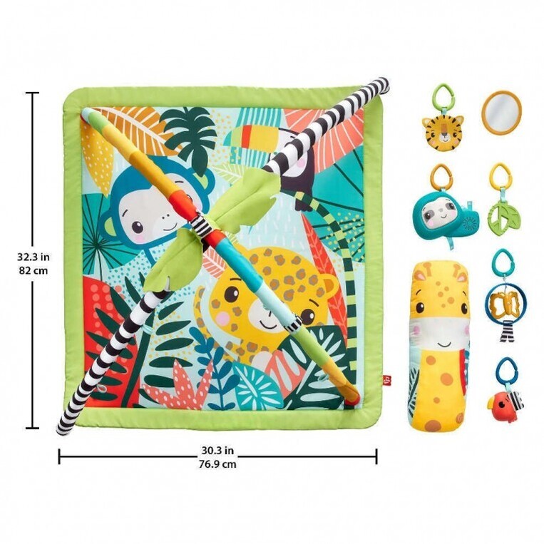 Fisher-Price Γυμναστήριο Τροπικό Δασος 3 Σε 1 - HJW08