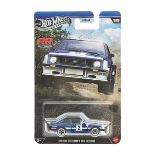 Hot Wheels Silver Series Rally Racers Ford Escort RS 2000 - JKX63