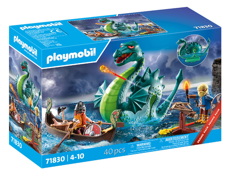 Playmobil Πολεμιστές Βίκινγκς Και Θαλάσσιο Τέρας - 71830
