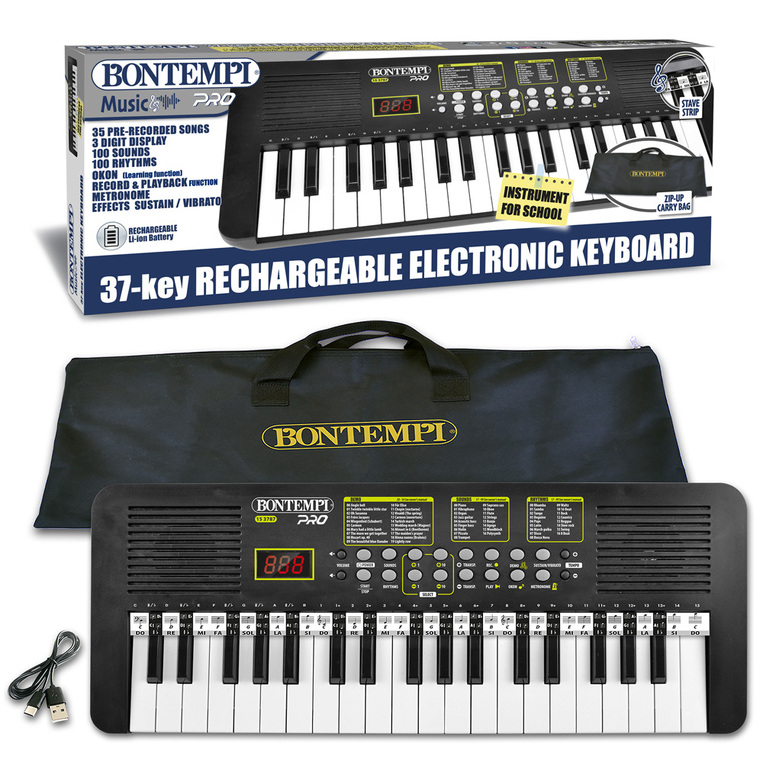Bontempi 37-key Electronic Keyboard Με Τσάντα Μεταφοράς - 153787