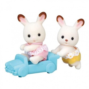 Sylvanian Families Chocolate Rabbit Twins - SF5420