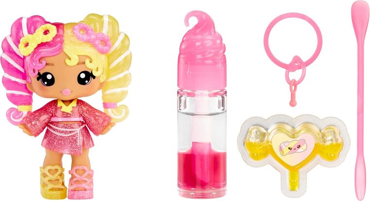 Yummiland Lip Gloss Doll: Mystery Color Change - Mila Mallows - 546559EUC