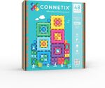 Connetix Magnetic Tiles Bright Portal Pack 48 Pieces - CT-B-00048-PP