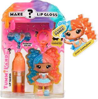 Yummiland Lip Gloss Doll: Mystery Color Change - Gwen Gummybear - 546580EUC