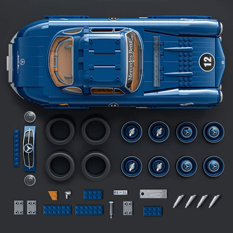 Brick Shop Hot Wheels Prmium Mercedez-Benz - HWW25