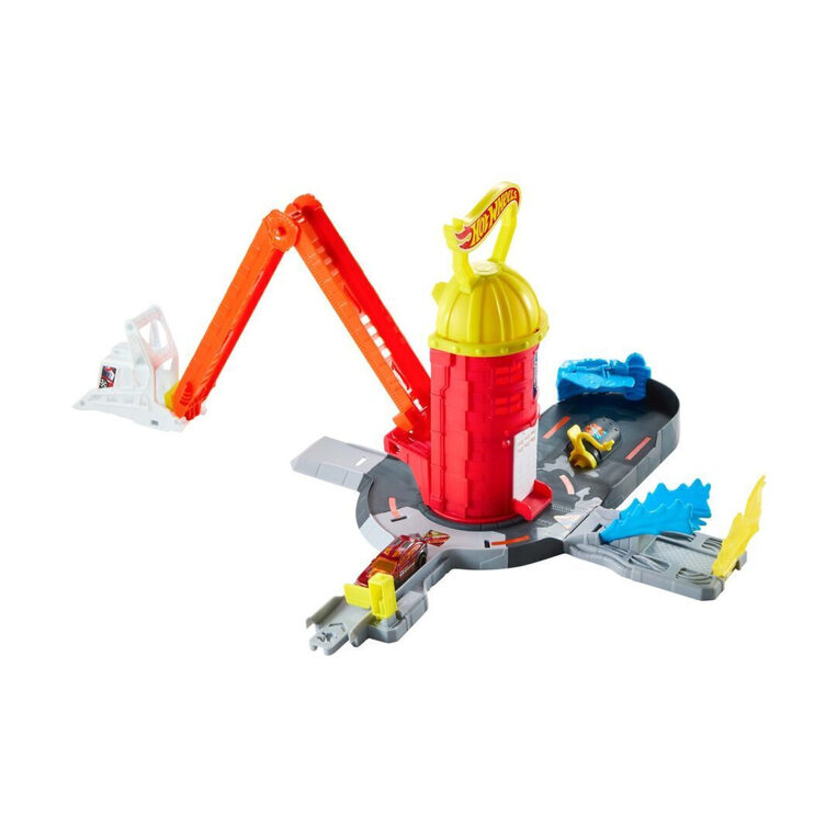 Hot Wheels City Σούπερ Πυροσβεστικός Σταθμός - JHL95