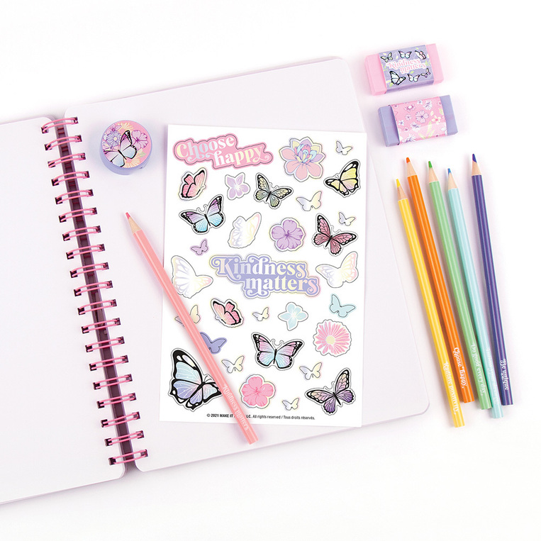 Make It Real Butterfly All-In-1 Sketching Set - FK12025