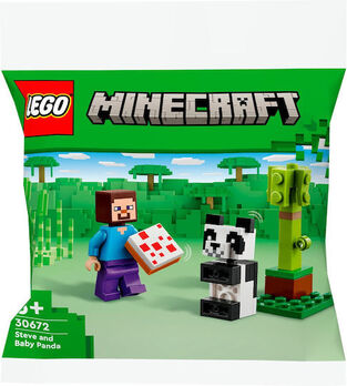 LEGO Minecraft Steve and Baby Panda - 30672