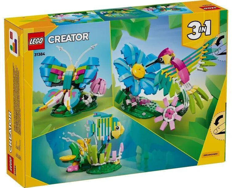 LEGO Creator 3 in 1 Wild Animals: Colorful Hummingbird - 31384