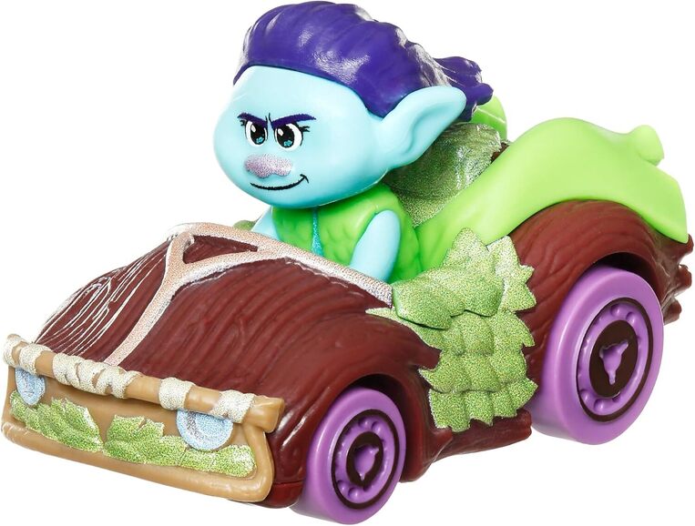 Hot Wheels RacerVerse Trolls Branch 1:64 Scale Toy Car - HRT34