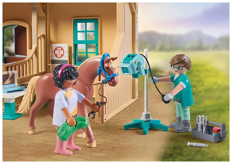 Playmobil Horses Of Waterfall Κτηνιατρική Κλινική Αλόγων - 71352
