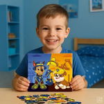  Επιτραπέζιο Μαγνητικό Παιχνίδι Paw Patrol Chase & Rubble Magnetic Dress-Up - 200698