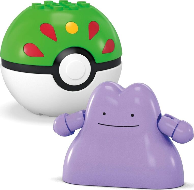 MEGA Pokémon Poké Ball 2-Pack - Pikachu And Ditto - JCT43
