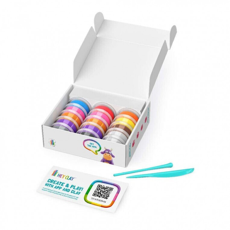 Hey Clay Animals Πολύχρωμος Πηλός - 440045