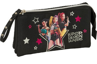 Safta: K-POP Demon Hunters Energy - Triple Pencil Case - SF65145