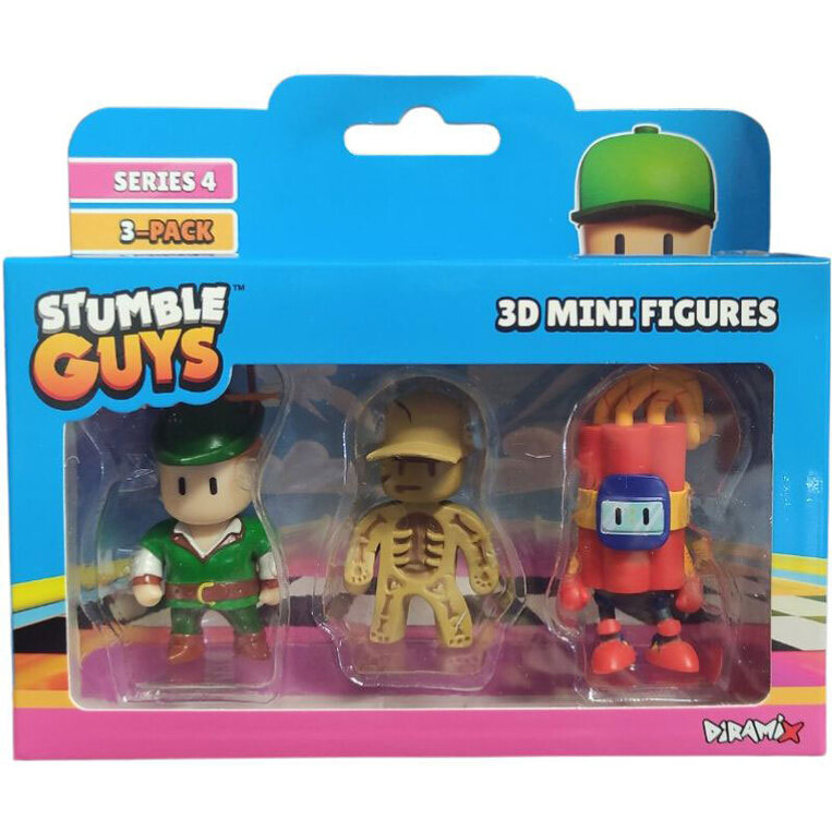 Stumble Guys Series 4 | 3D Mini Figures 3 Pack Διάφορα Σχέδια - FK40003