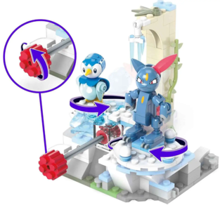 Mega Bloks Pokemon Piplup και Sneasel's στο Χιόνι (183τεμ.) - HKT20
