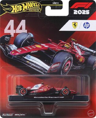 Hot Wheels Premium Die-Cast 1/64 Team Ferrari #44 Lewis Hamilton - JKD86